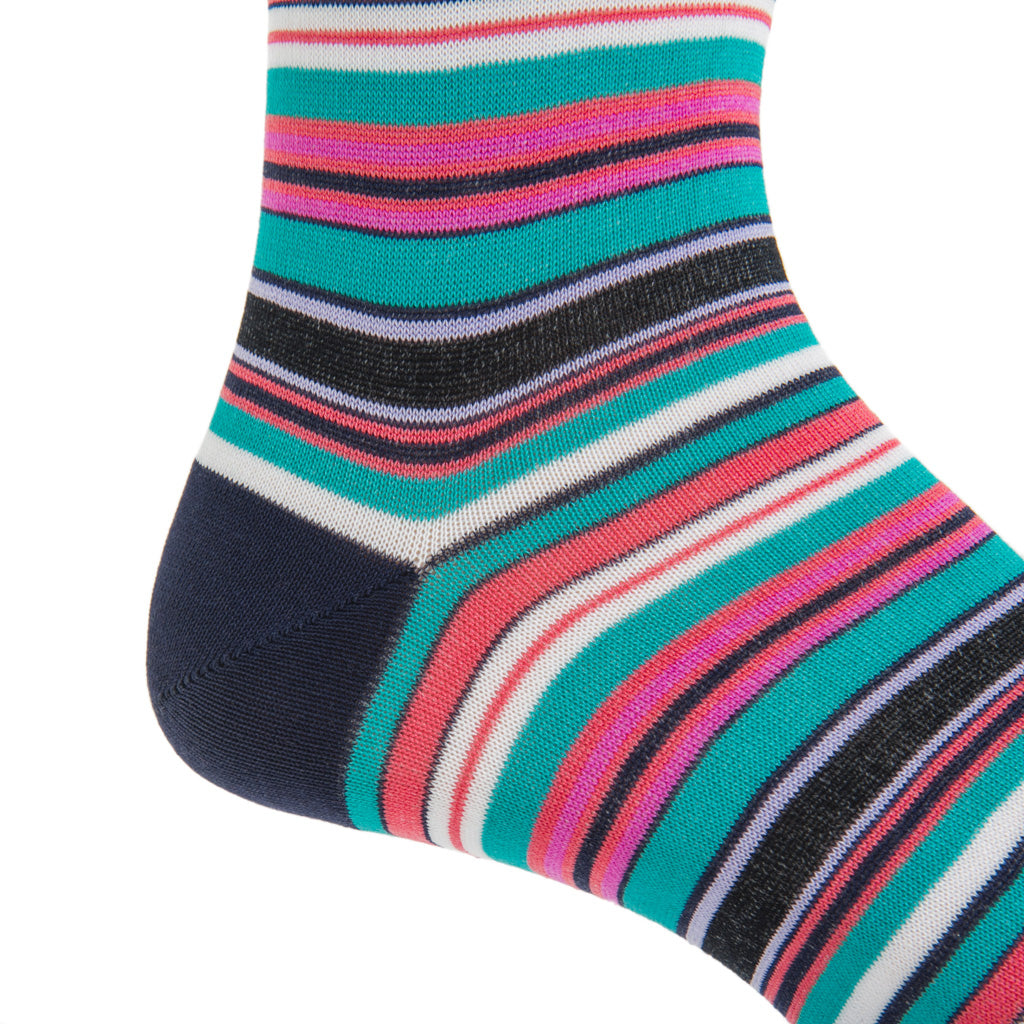 Made-In-USA-Cotton-Striped-Sock