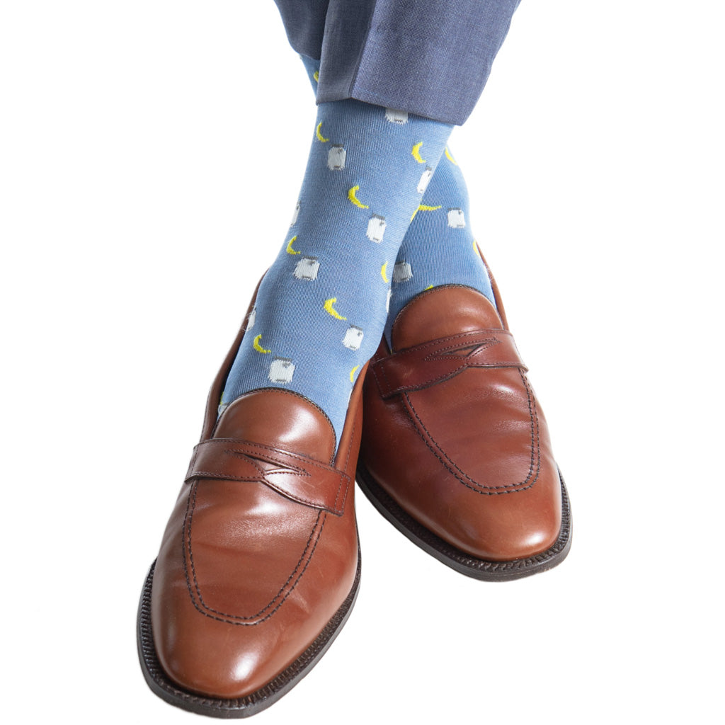 Azure-Blue-Sock-With-Moonshine