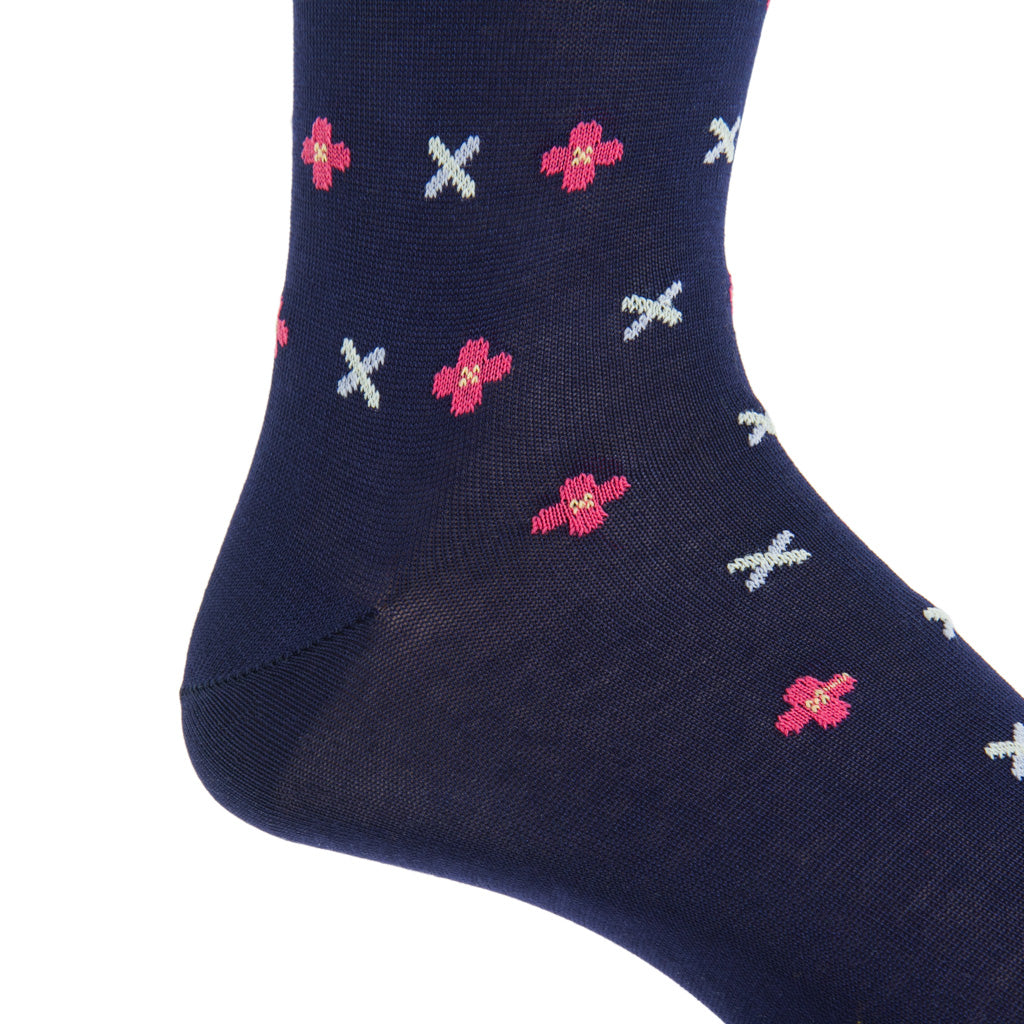 Mid-Calf-Neat-Cotton-Socks