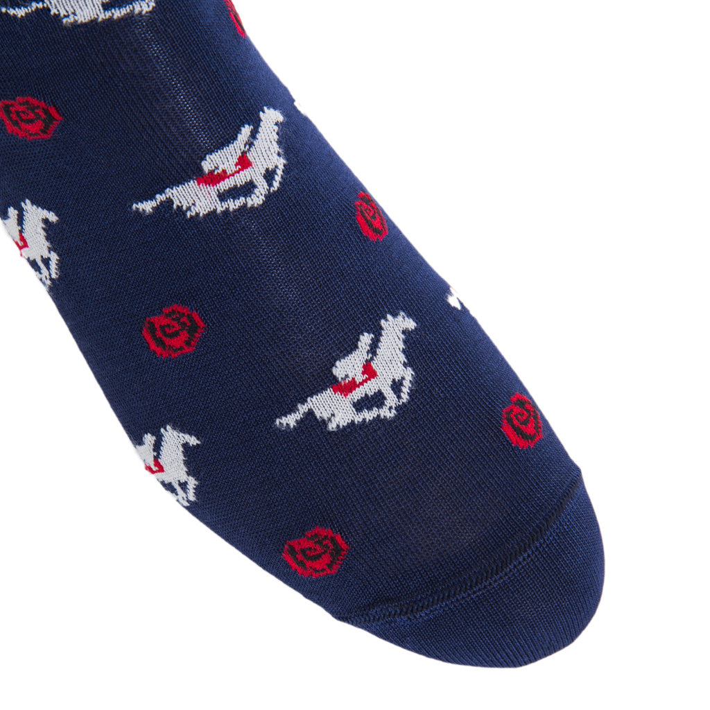 Red-Rose-Navy-Sock-Grey-Jockey