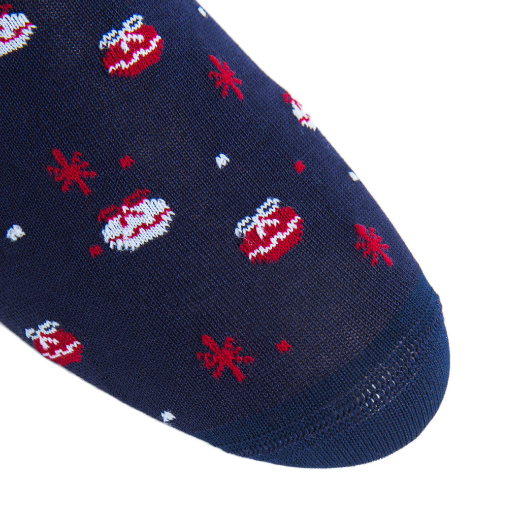 Classic-Navy-Holiday-Cotton-Sock