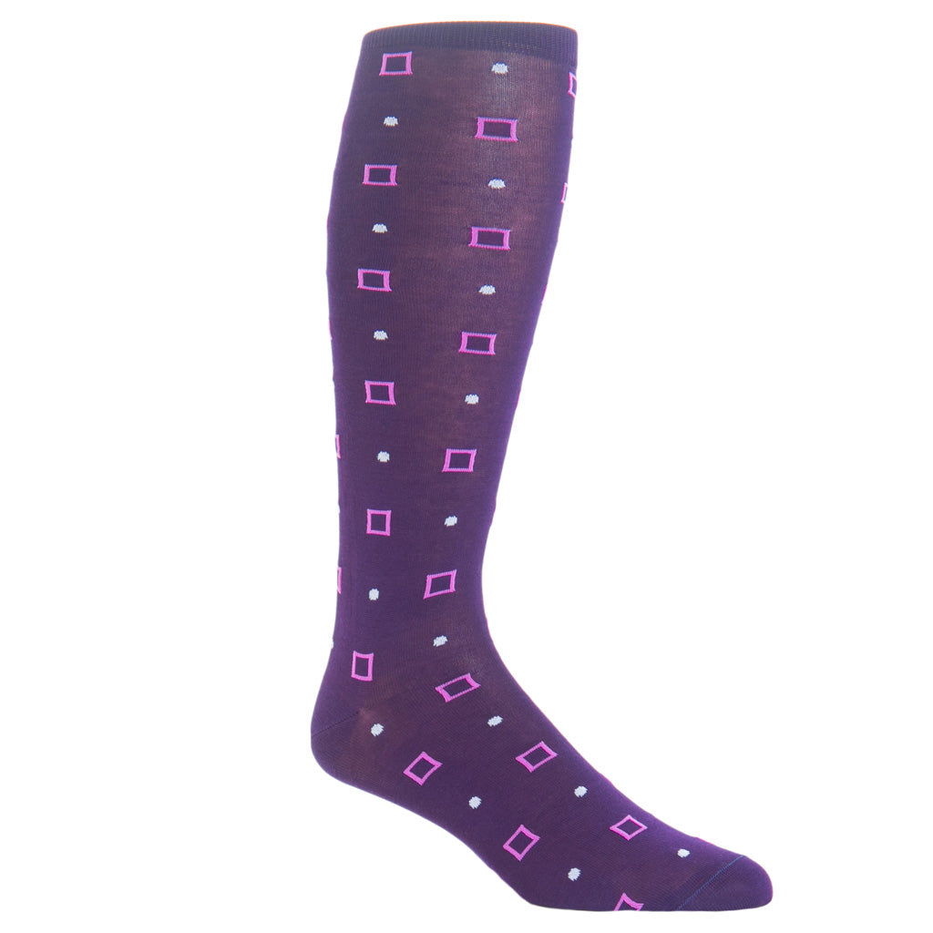 OTC-Purple-Rose-Lavender-Cotton-Sock