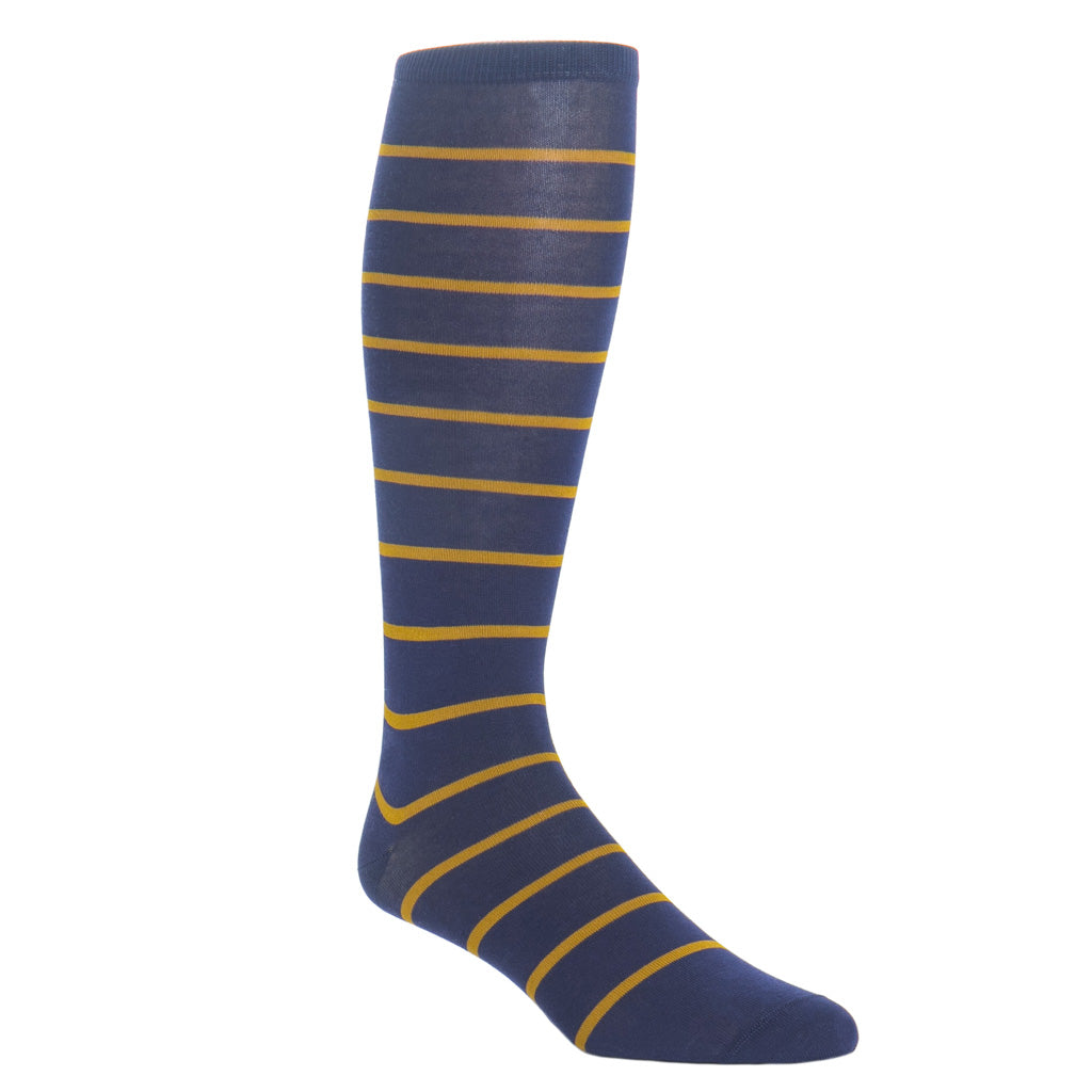 OTC-Navy-Gold-Cotton-Sock