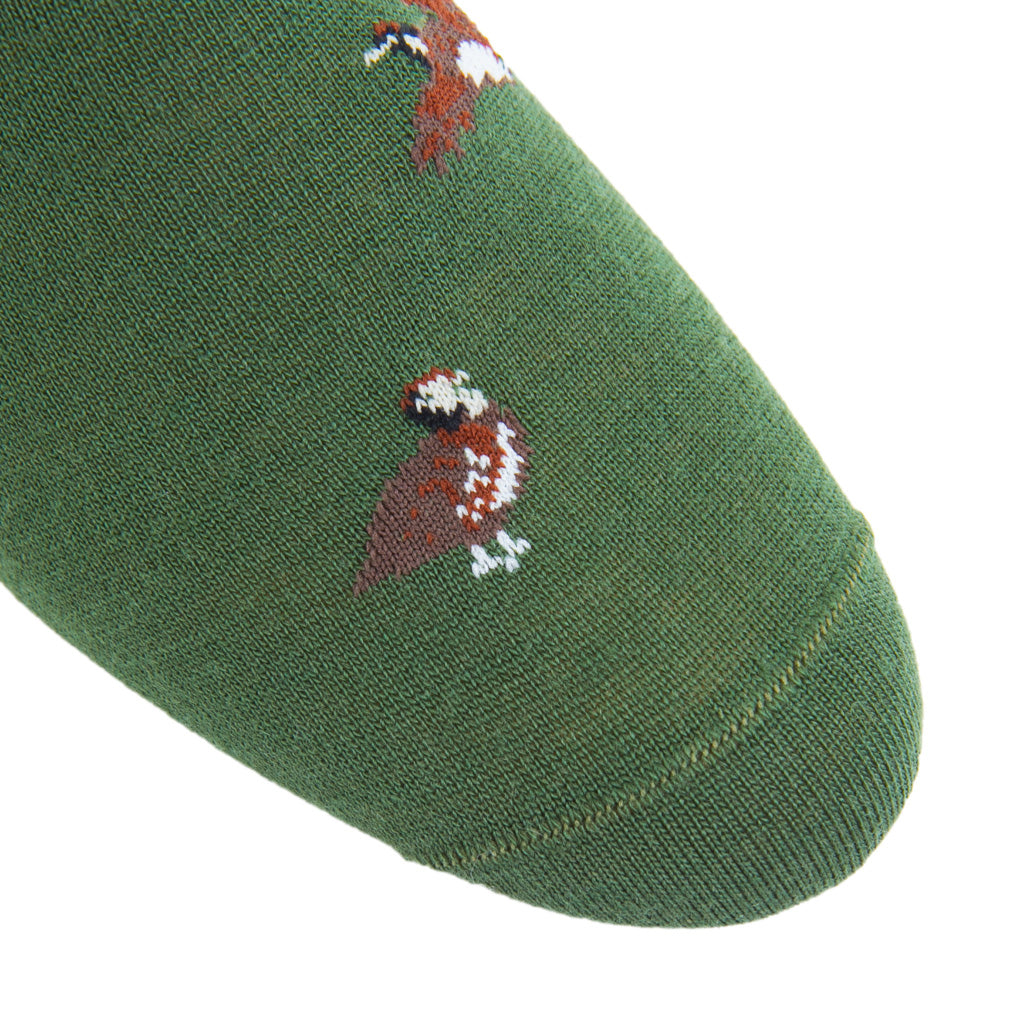 American-Made-Quail-Green-Socks