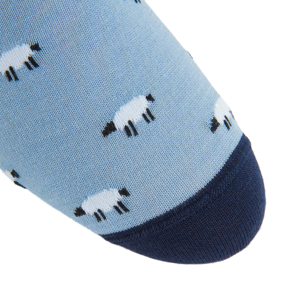 Blue Sheep Animal Socks