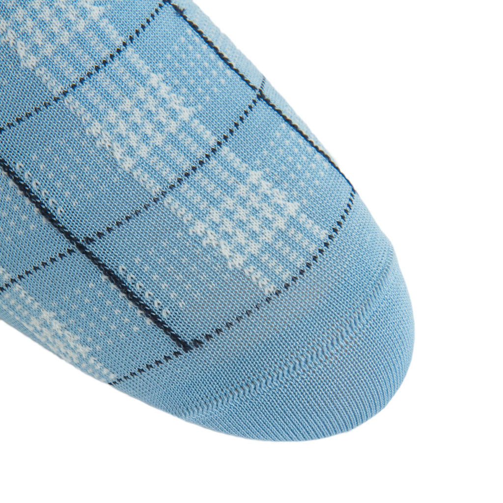 Made-In-USA-Cotton-Plaid-Sock