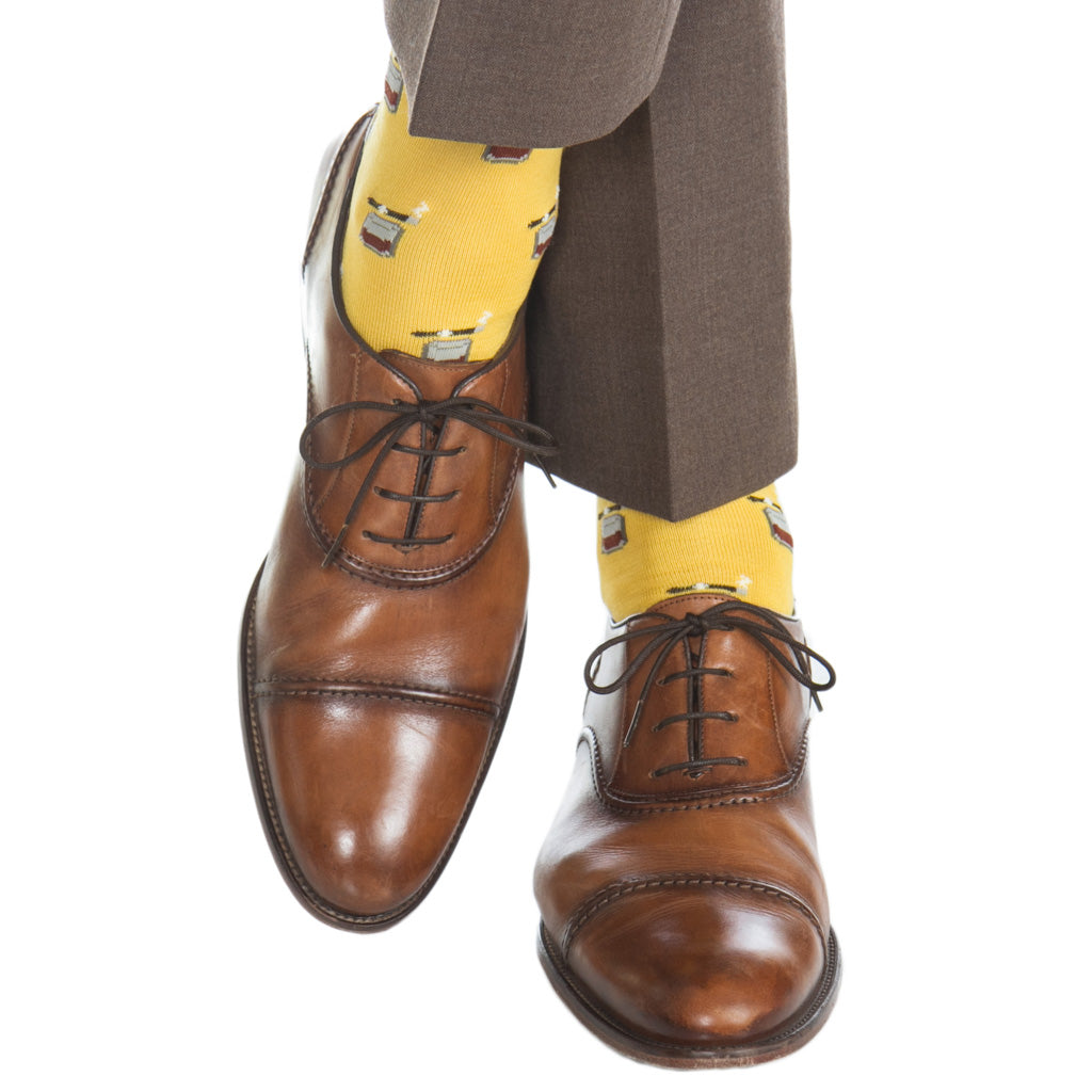 Made-In-USA-Cotton-Bourbon-Cigar-Sock