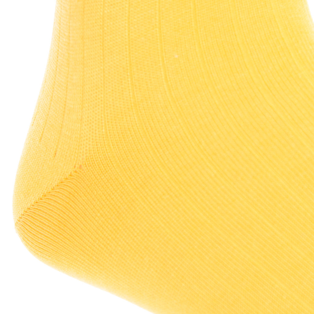 Yolk Ribbed Linked Toe Mid-Calf - mid-calf - dapper-classics