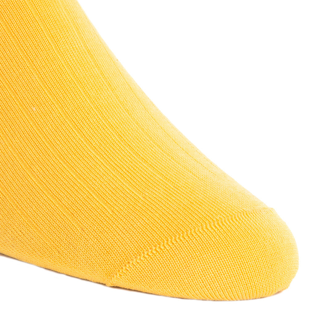 Yolk Ribbed Linked Toe Mid-Calf - mid-calf - dapper-classics 