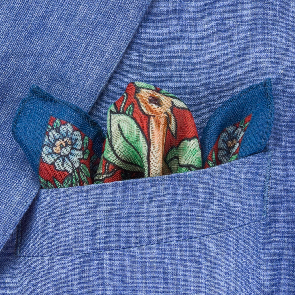 Floral-Pocket-Square
