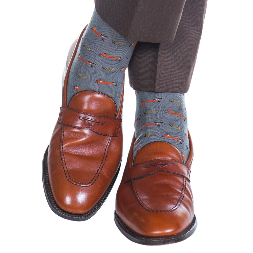 Gray-Wool-Sock-USA