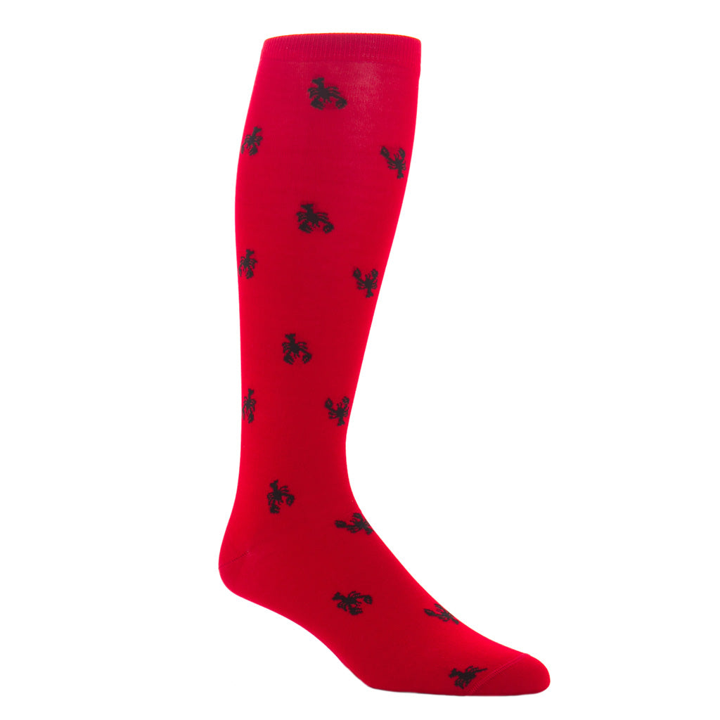 red-black-lobster-sock
