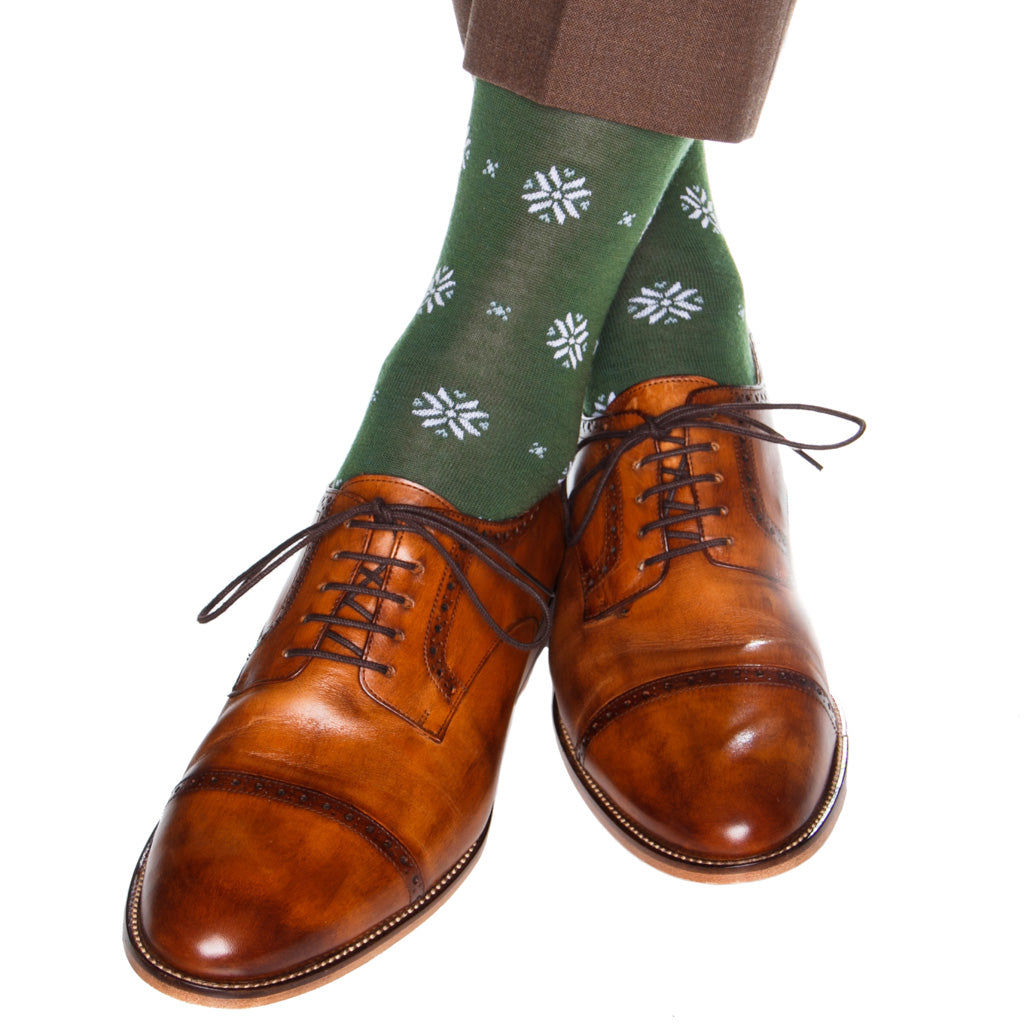 Pine-Green-Snowflake