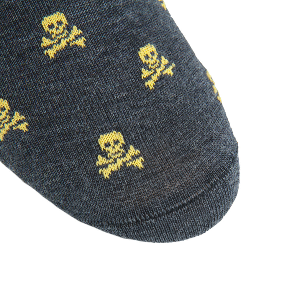 Linked-toe-Skull-Crossbones-Wool