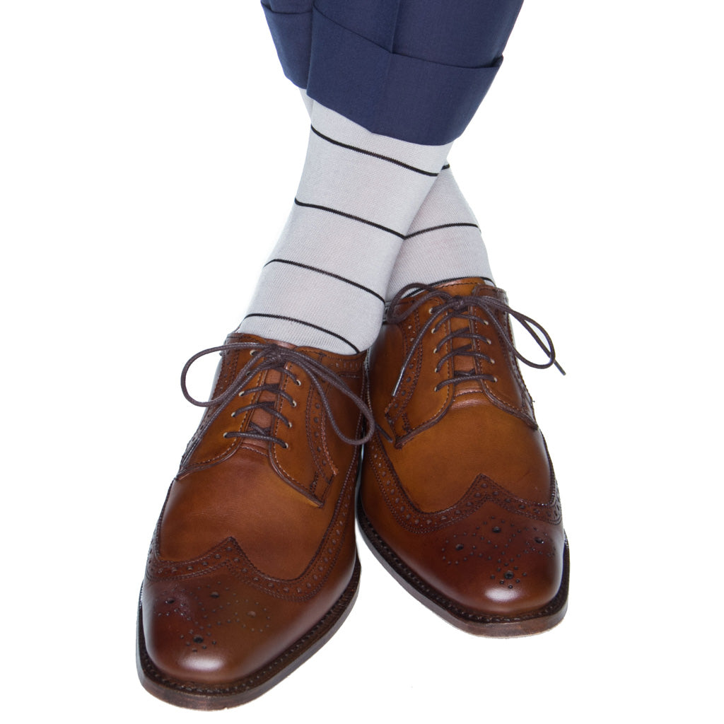 narrow-stripe-sock