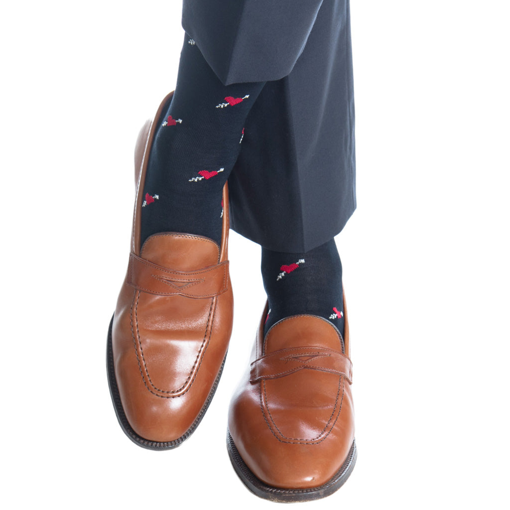 American-Made-Navy-Red-White-Heart-Sock