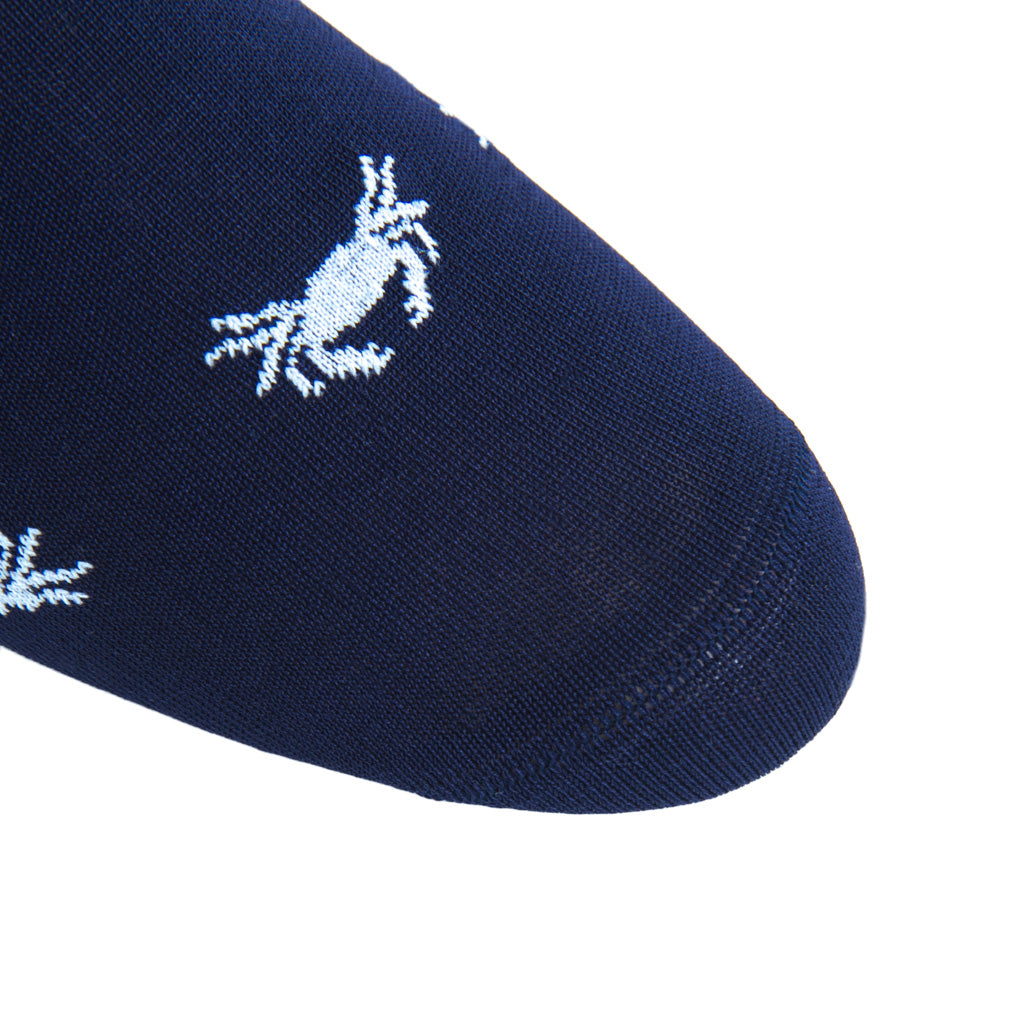 linked-toe classic navy/white lobster/crab