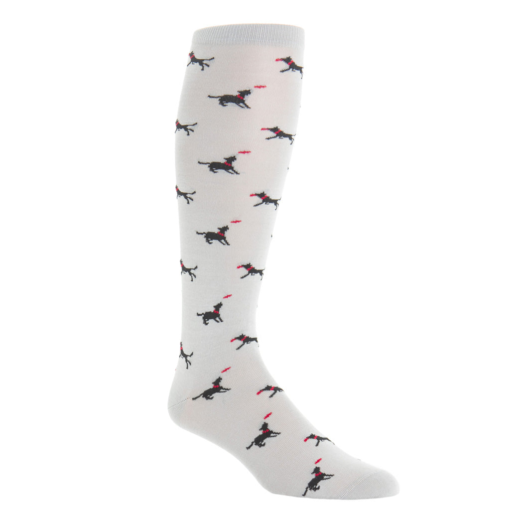 over-the-calf black dog