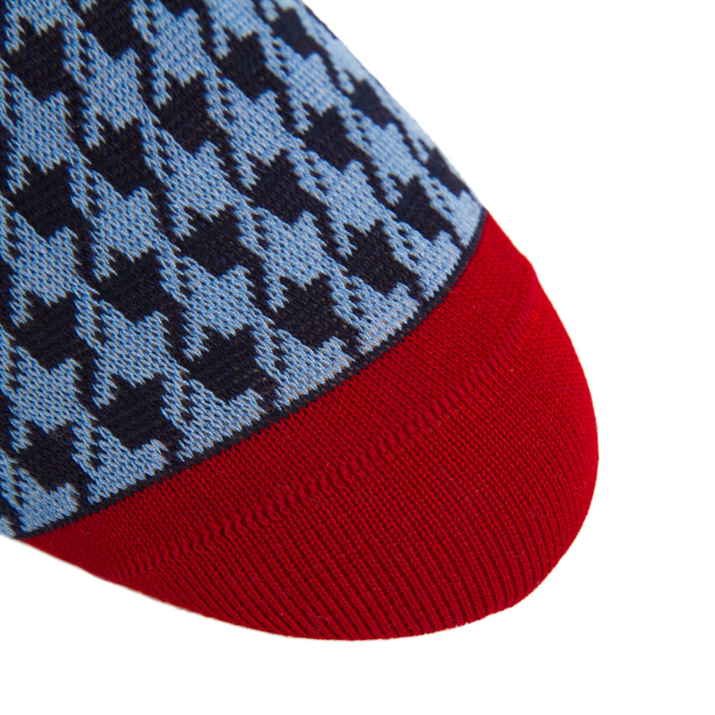Navy-Houndstooth
