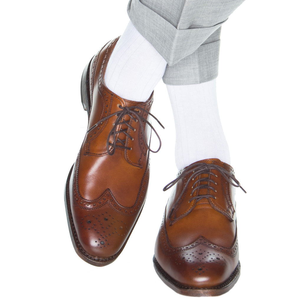 Mens-White-Sock