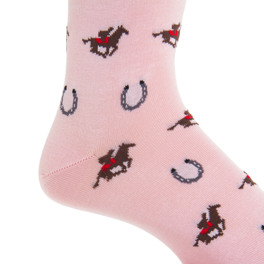 Pink-Jockey-Horseshoe-Sock