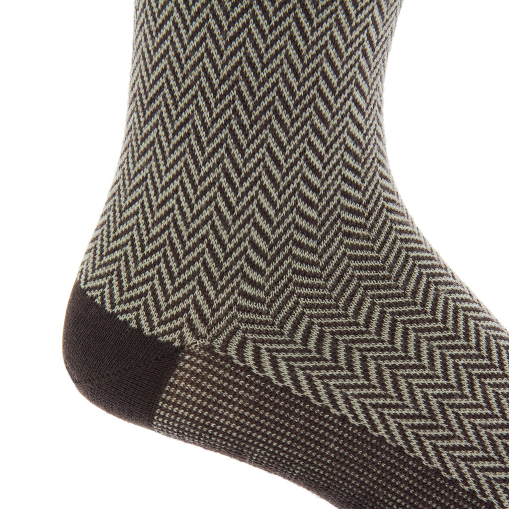 Mid-Calf-Herringbone-Sock