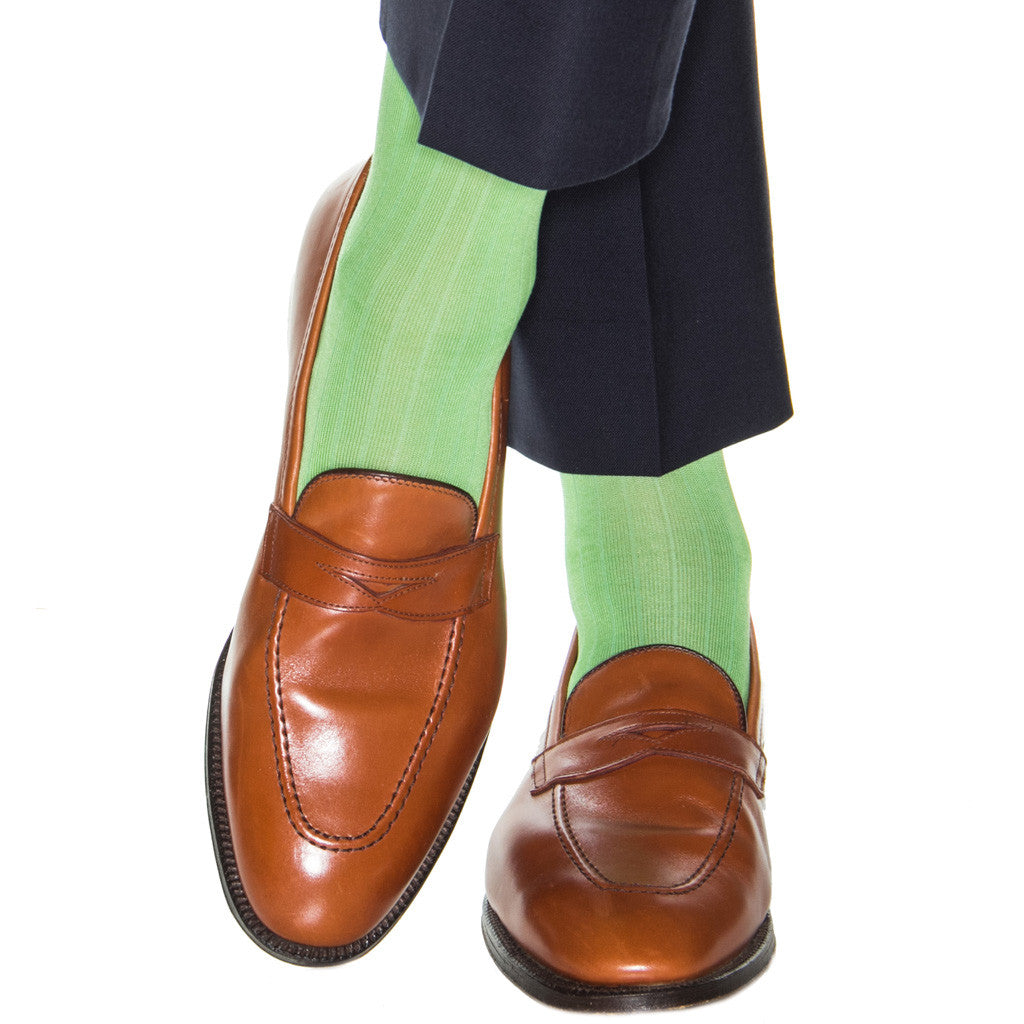 Green-Dress-Socks-Made-In-America