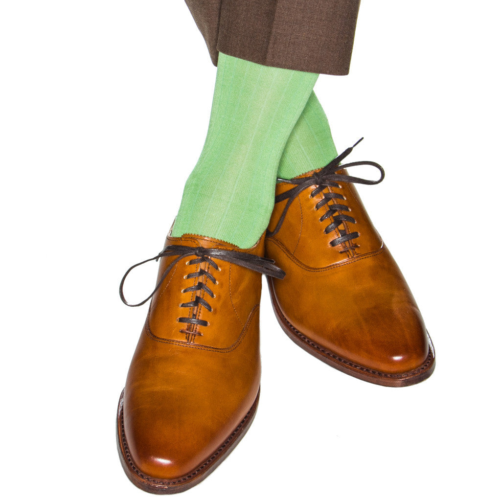 Mens-Green-Dress-Socks