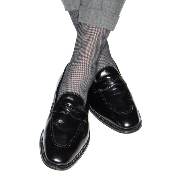 thick black dress socks and Ash Nailhead Cotton Mid-Calf Sock Colour:Dark Green Alexia Admor Women's Sophie nav-202 owned mill