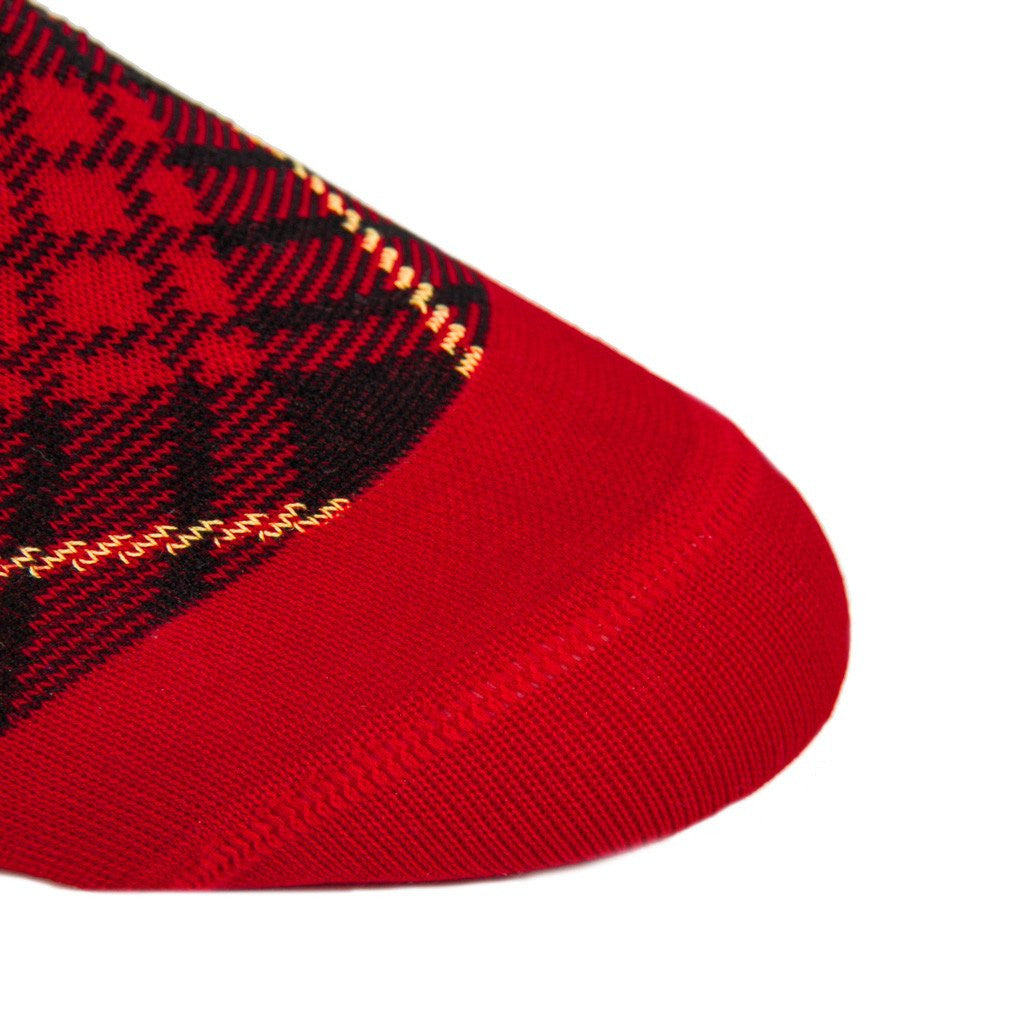 Red-Tartan-Socks-For-Men