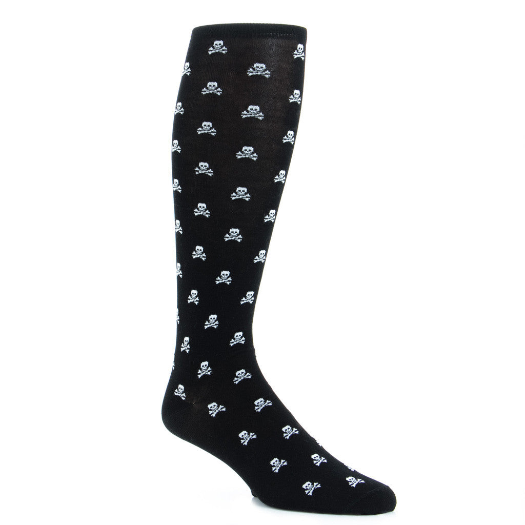 Skull-Socks-over-the-calf