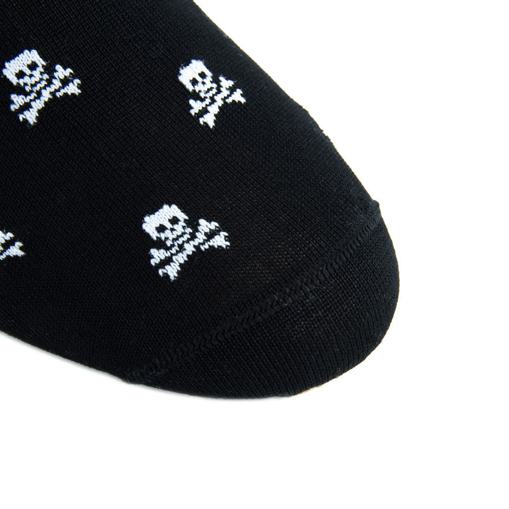 Logo-Intarsia Skull Socks