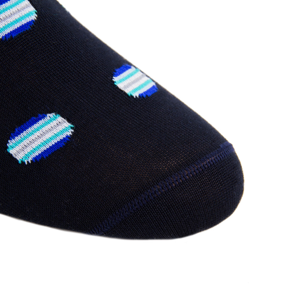 Cotton-Black-Sock-With-Dot