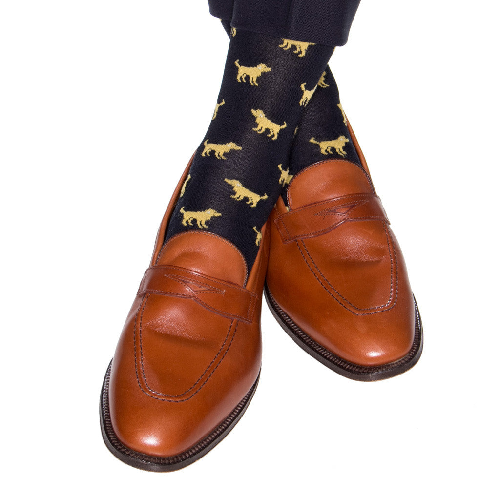 Navy-Dog-Over-The-Calf-Sock