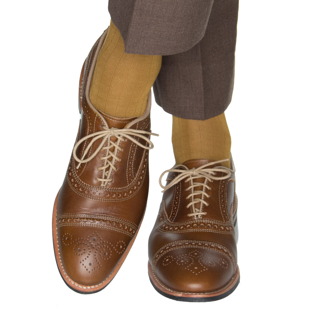 Gold-Solid-Sock