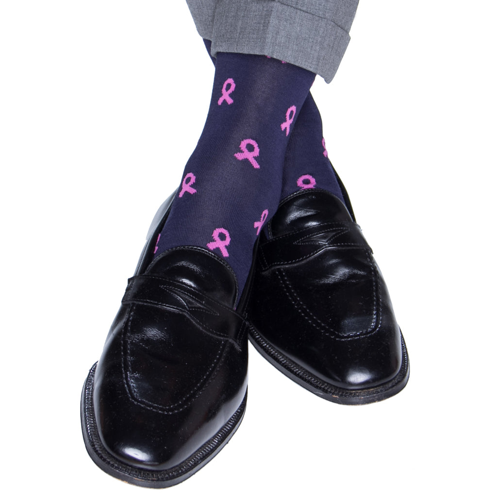 Pink-Ribbon-Sock